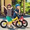 Costway 12 Inch Toddler Balance Bike No Pedal Training Bicycle with Inflatable Rubber Tires Yellow/White/Red